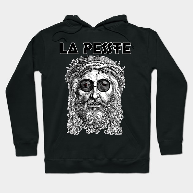 Jesus Hippie Hoodie by Dark_Space